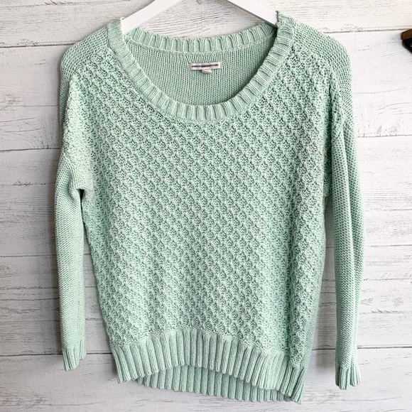 American Eagle Small Mint Sweater - Picture 1 of 13